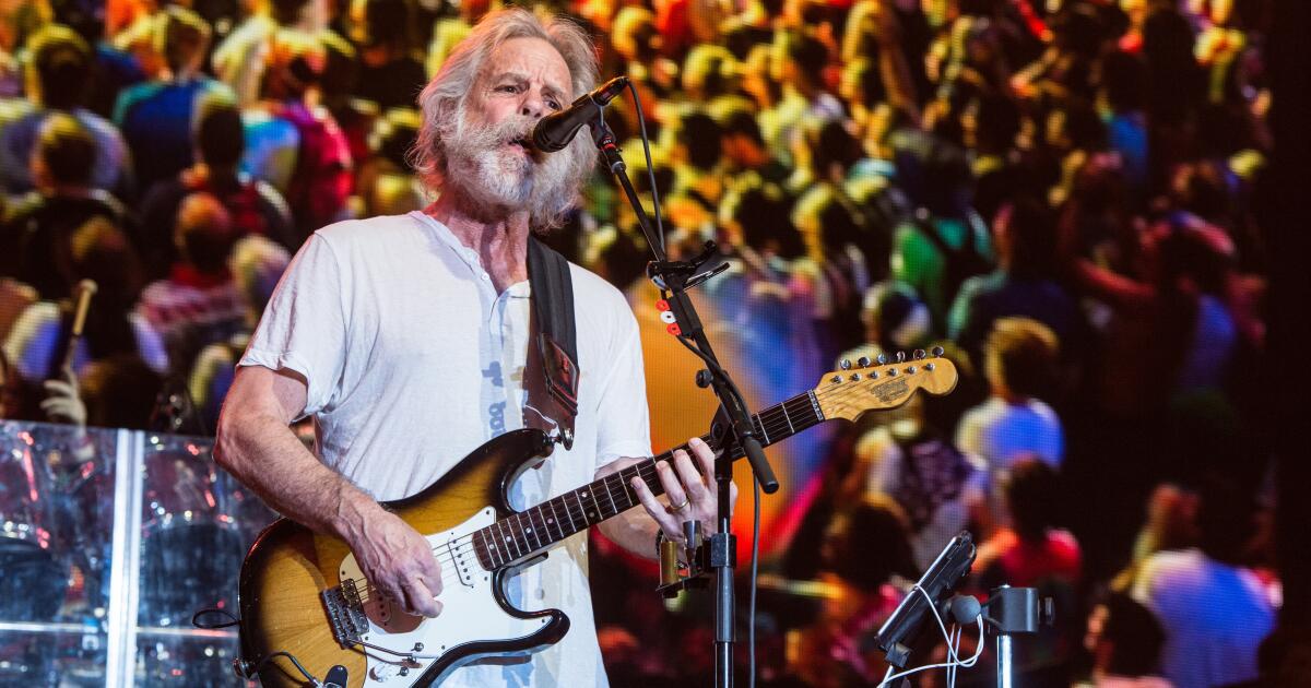 Bob Weir was a symbol of the Grateful Dead's unrivaled endurance