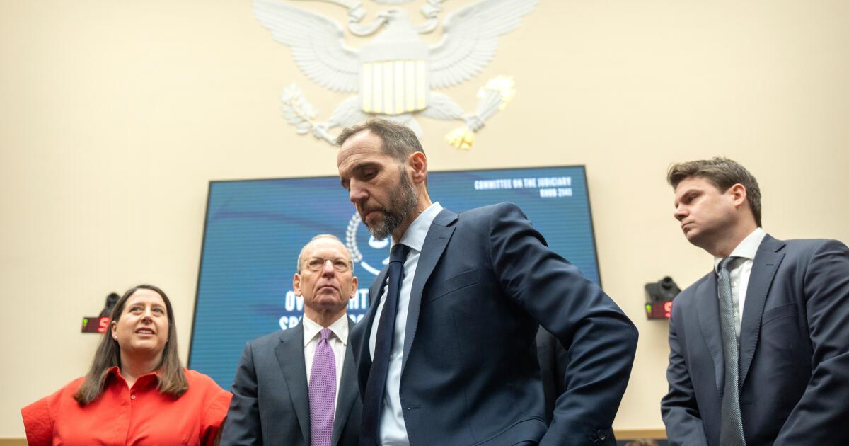 'I will not be intimidated': Former special counsel Jack Smith defends Trump investigation