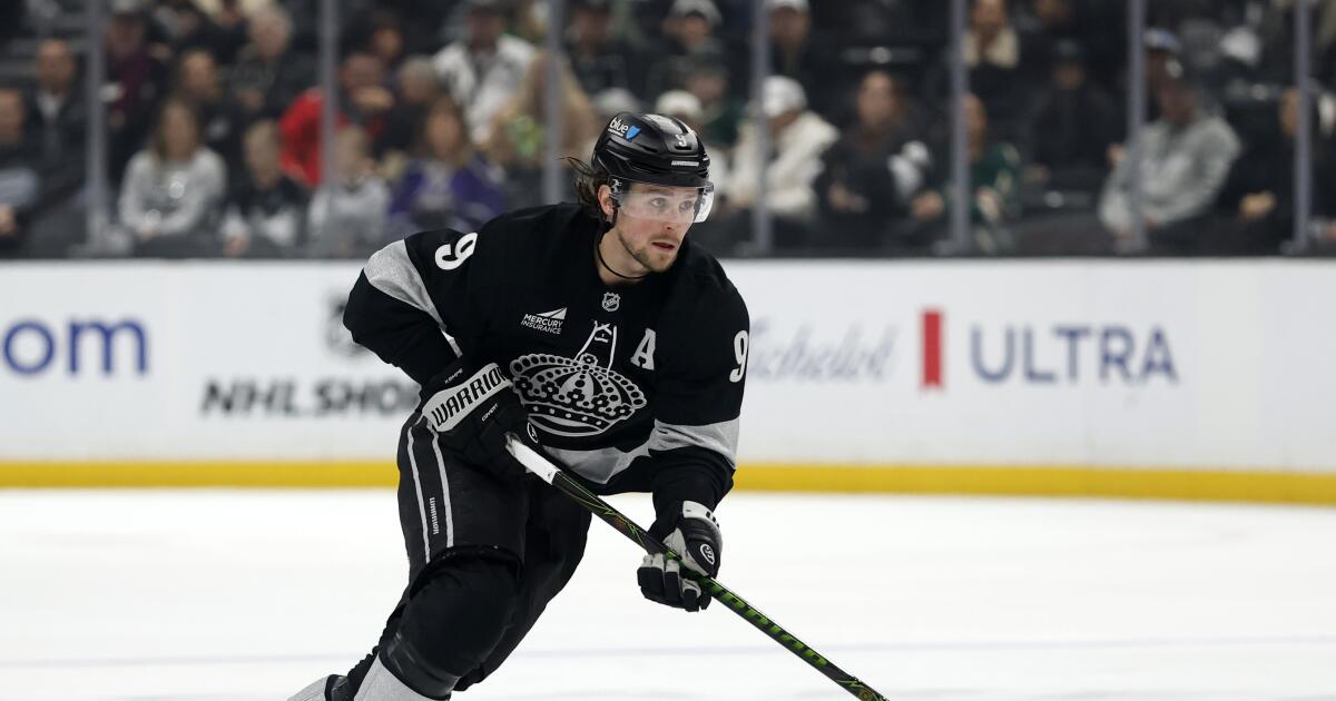 Adrian Kempe scores lone shootout goal to lift Kings past Oilers
