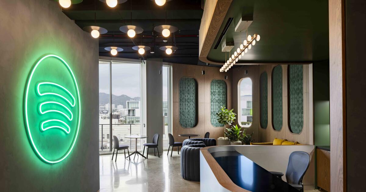 Spotify opens new podcasting studios in Hollywood