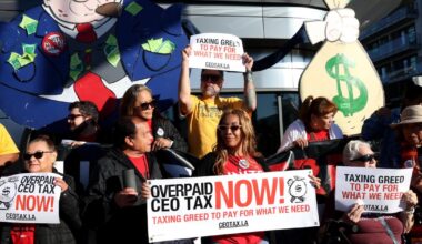 L.A. unions push new tax on companies with 'overpaid' CEOs