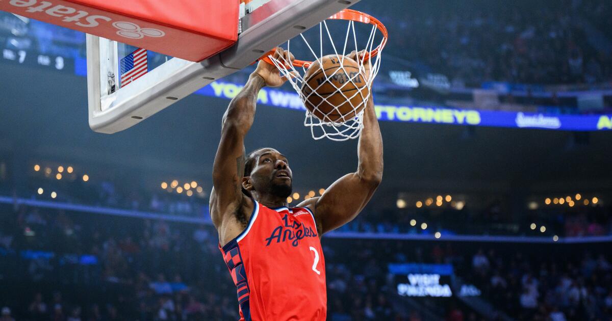 Kawhi Leonard scores 45 points in Clippers' sixth straight win