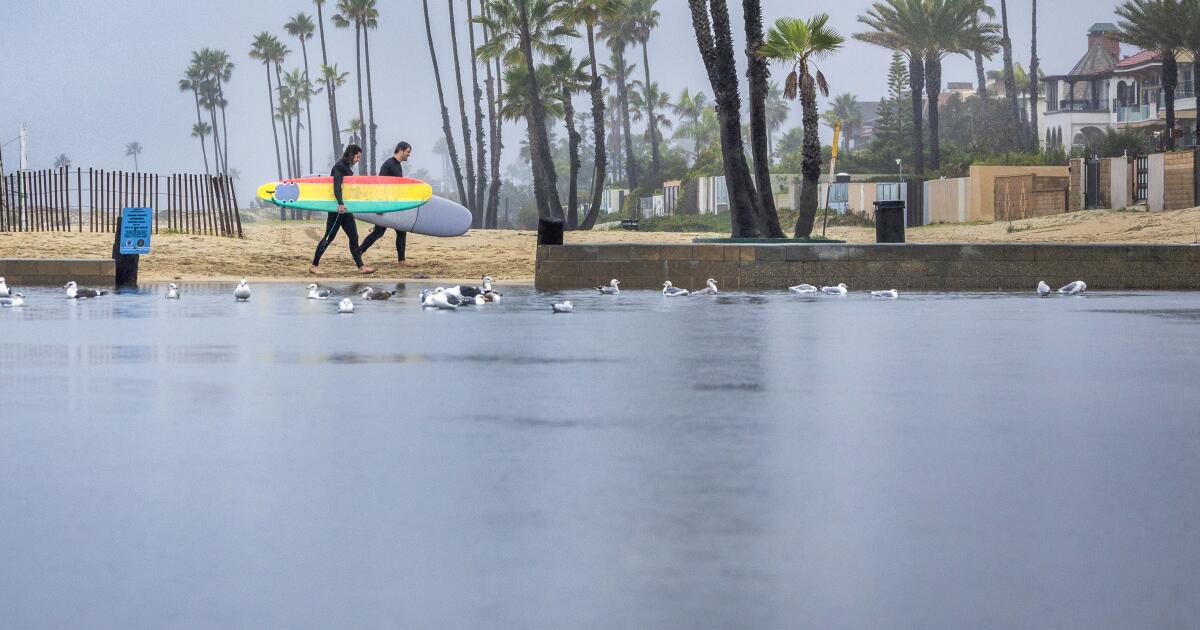 Southern California storm slams Santa Barbara, Ventura. Rain through Tuesday