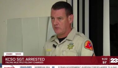 Sheriff's sergeant arrested on felony charges