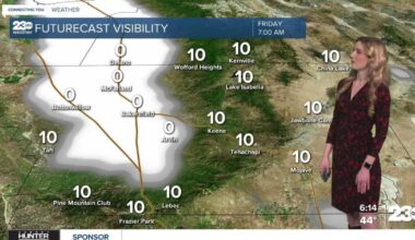 Widespread dense fog Friday in the valley