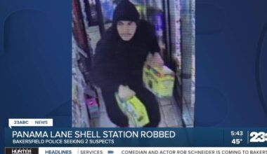 Two men wanted in Shell station robbery on Panama Lane