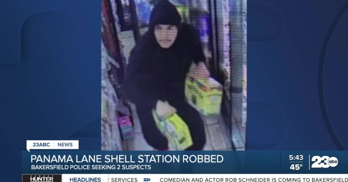 Two men wanted in Shell station robbery on Panama Lane