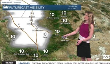 Fog remains in the valley forecast on Thursday