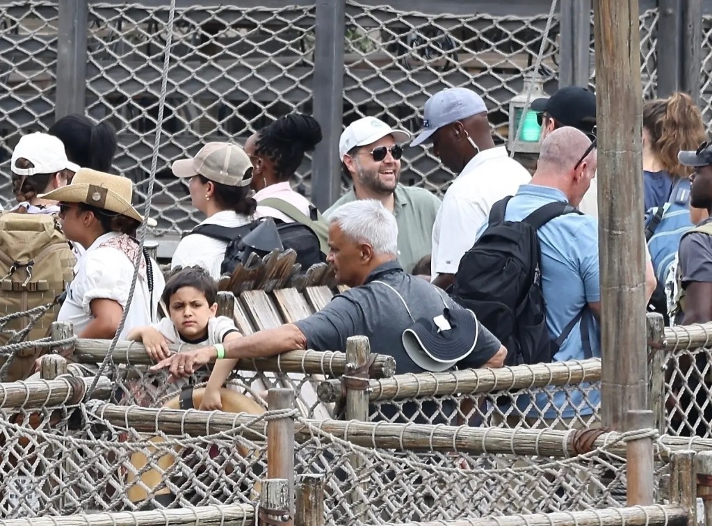 Vance visited the California theme park last July with his wife and children. 
