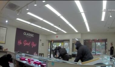 VIDEO: Wild smash-and-grab caught on video; suspects crash during two pursuits in OC