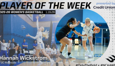 League's Leading Scorer Hannah Wickstrom of UC Riverside Nabs Big West Player of the Week Honors