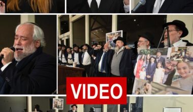Emotional Shloshim for Rabbi Eli Schlanger Held in Bakersfield, CA