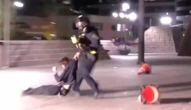 Demonstrator injured after federal agent fired projectile from close range during California protest