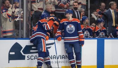 Ekholm scores hat trick as Oilers hold off Ducks for 7-4 victory