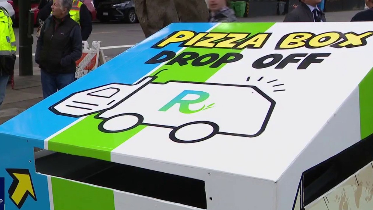 San Francisco's North Beach debuts garbage can fit for a pizza box