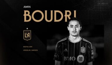 LAFC Signs Swedish Midfielder Amin Boudri