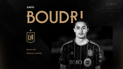 LAFC Signs Swedish Midfielder Amin Boudri