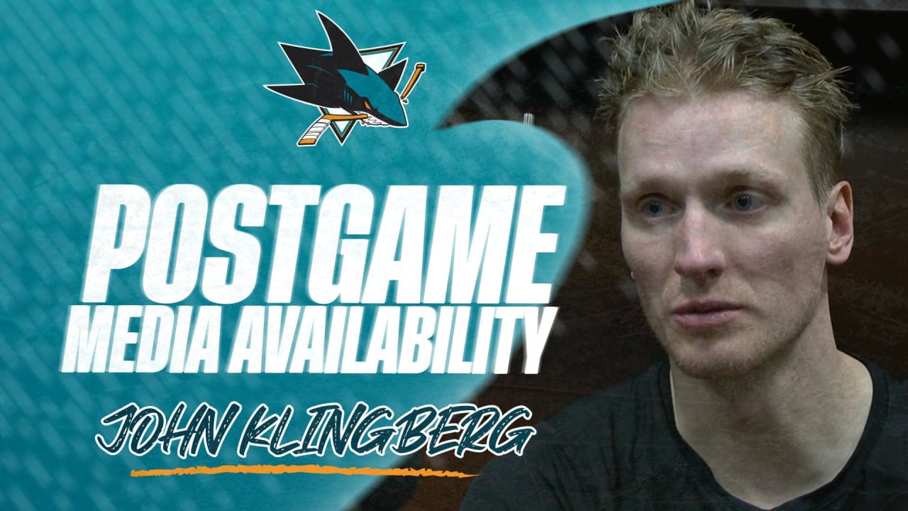 Postgame at DET(1/16): Klingberg | San Jose Sharks