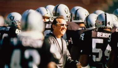 Unknown date & location, USA; FILE PHOTO; Oakland Raiders head coach Al Davis on the sideline with his team. Mandatory Credit: Tony Tomsic-USA TODAY NETWORK