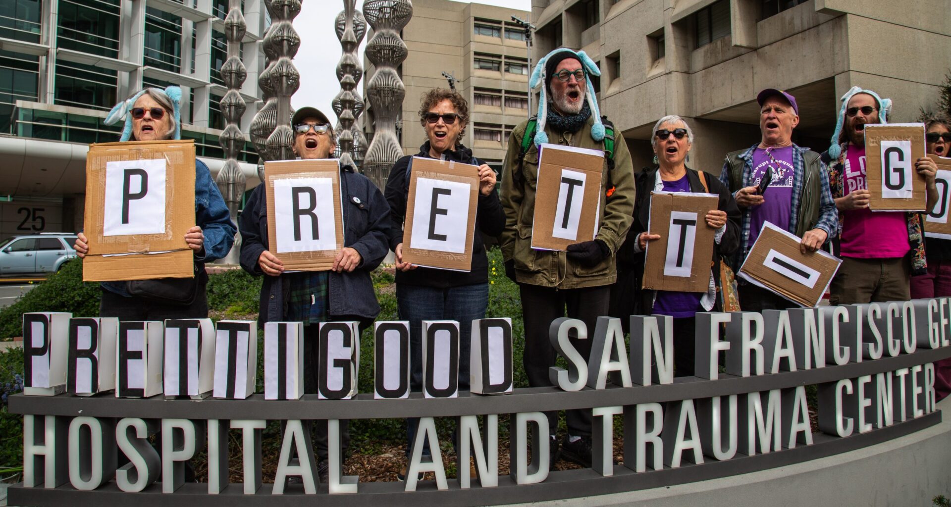 S.F. activists axe Zuckerberg name from hospital in guerrilla protest