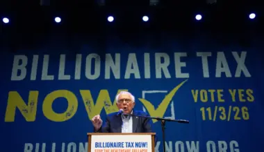 Bernie Sanders Warns of ‘Billionaire Class’ as California Wealth Tax Fight Intensifies