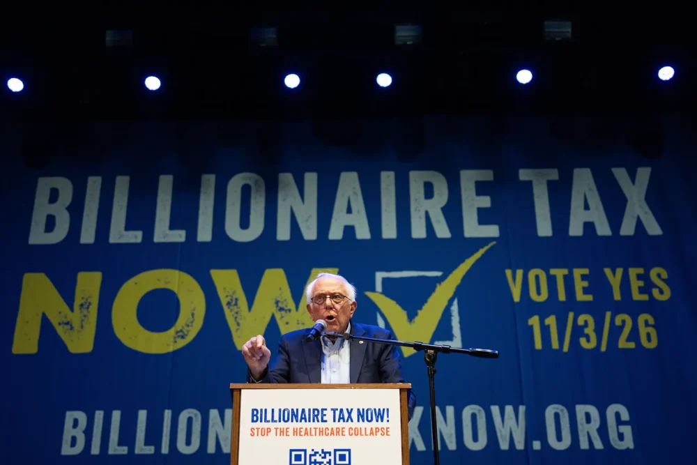 Bernie Sanders Warns of ‘Billionaire Class’ as California Wealth Tax Fight Intensifies