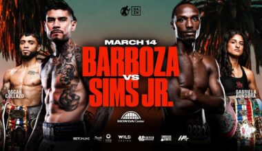 Arnold Barboza Jr vs Kenneth Sims Jr Set For March 14 in Anaheim, California