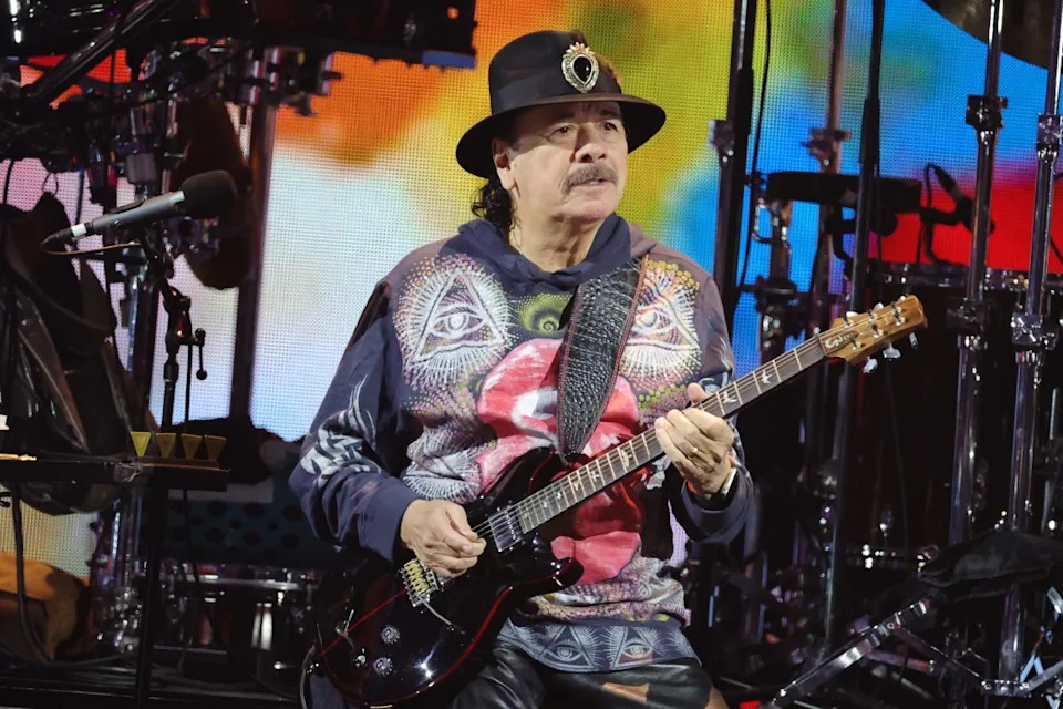 <em>Carlos Santana performs onstage during the 26th Annual Latin Grammy Awards at the MGM Grand Garden Arena (Photo by Kevin Winter/Getty Images for The Latin Recording Academy).</em>