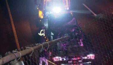 1 injured, traffic delayed after car veers off overpass in Sacramento