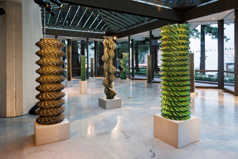 san francisco, ca january 15 atmosphere at ica sf vip opening at transamerica pyramid center on january 15th 2026 at transamerica pyramid annex in san francisco, ca (photo devlin shand for drew altizer photography)