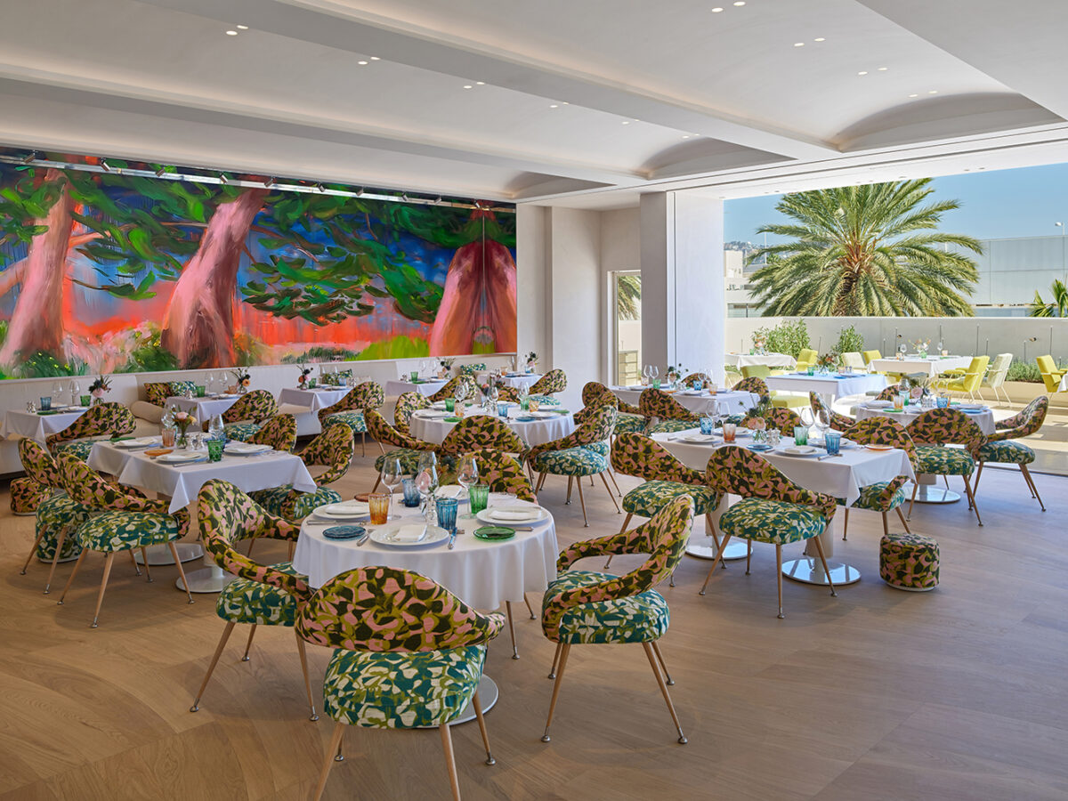 Monsieur Dior Beverly Hills dining room