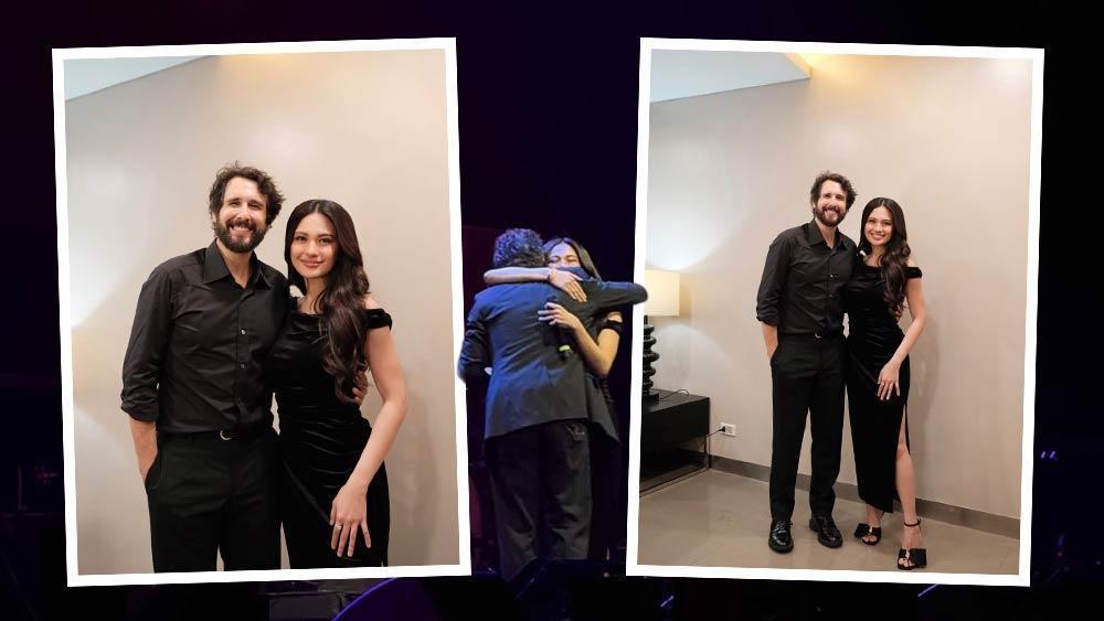 Julie Anne San Jose performs with Josh Groban in the 'GEMS World Tour' in Manila