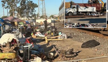 33 tons of hazardous filth cleared from California homeless encampment