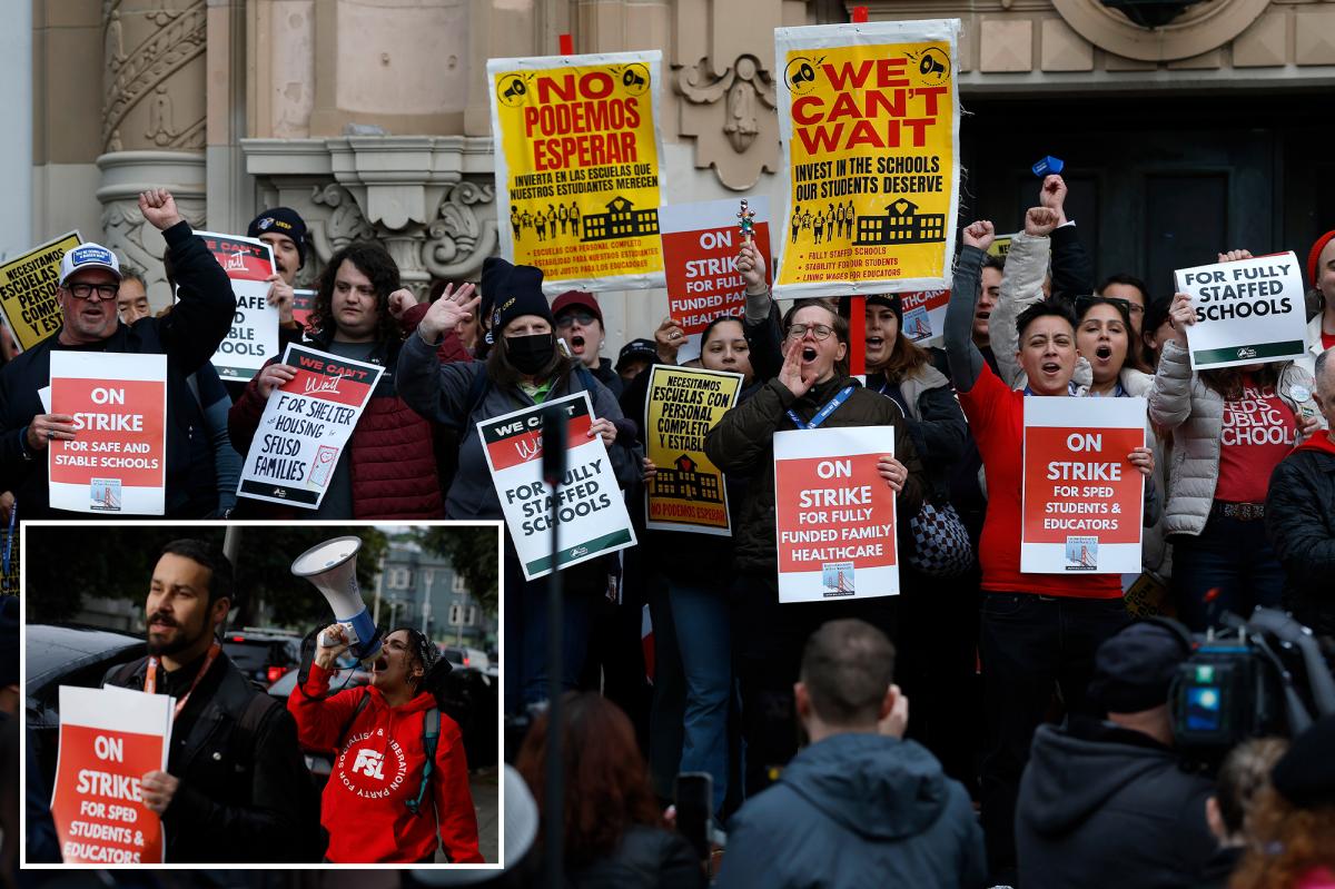 San Francisco teachers strike for first time in 50 years