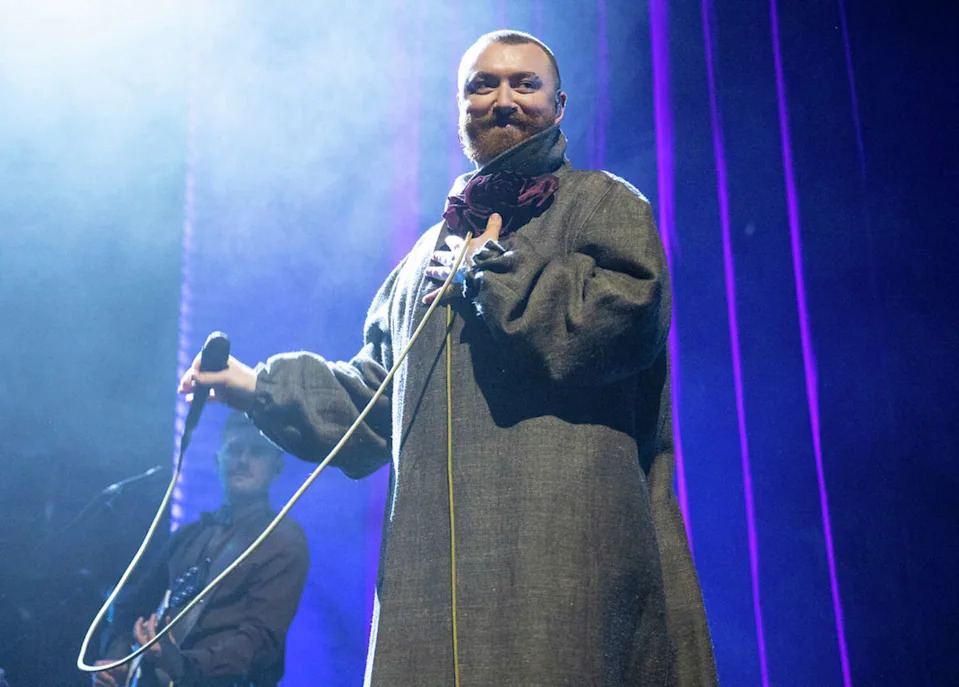 Sam Smith performs during the opening night of the "To Be Free: San Francisco" residency at the Castro Theatre in San Francisco on Feb. 10, 2026. (Steve Jennings/Getty Images for Capitol Records)