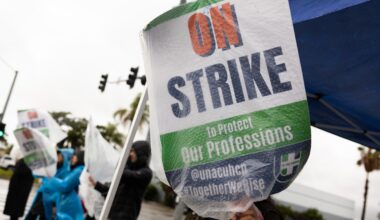 Orange County Healthcare Workers Strike For Second Week