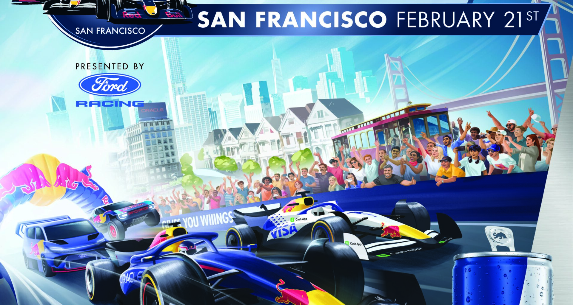 Red Bull Showrun at Marina Green in San Francisco - February 21, 2026