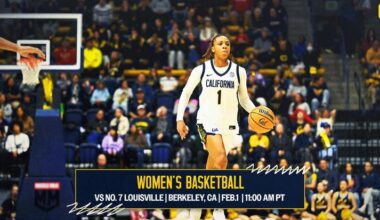 Cal Closes Homestand Against No. 7 Louisville