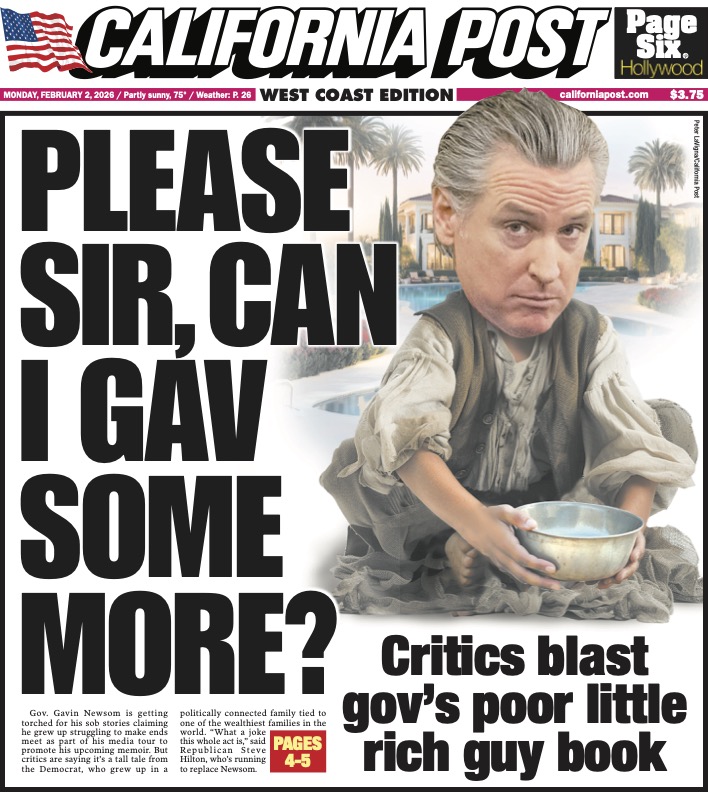 California Post Post Cover for February 2, 2026