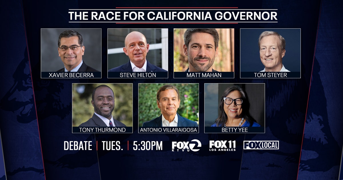 Live: California governor debate | FOX 11 Los Angeles
