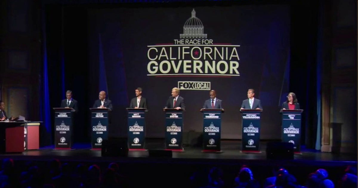 California governors candidates call for ICE to be abolished in 1st debate