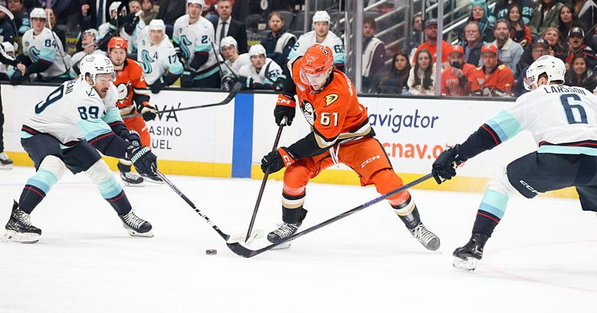 Gauthier scores 25th goal, Kraken lose 4-2 to Ducks