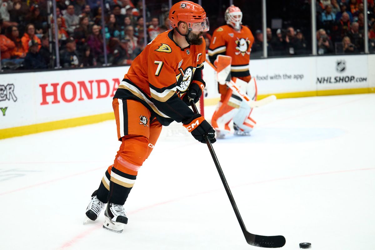 The Anaheim Duck’s defender Radko Gudas (7) skates with the puck agains’t the Seattle Kraken February 3rd, 2026 in Anaheim California. The Anaheim Duck’s defender Radko Gudas (7) skates with the puck agains’t the Seattle Kraken February 3rd, 2026 in Anaheim California.