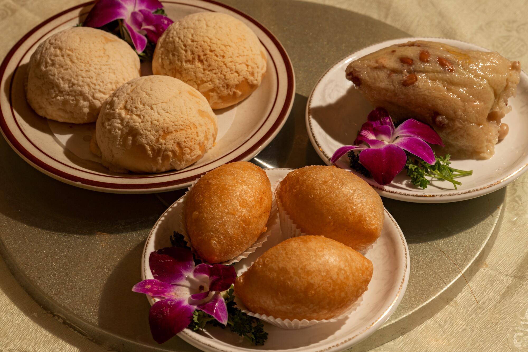 A selection of dim sum from Longo Seafood in Rosemead.