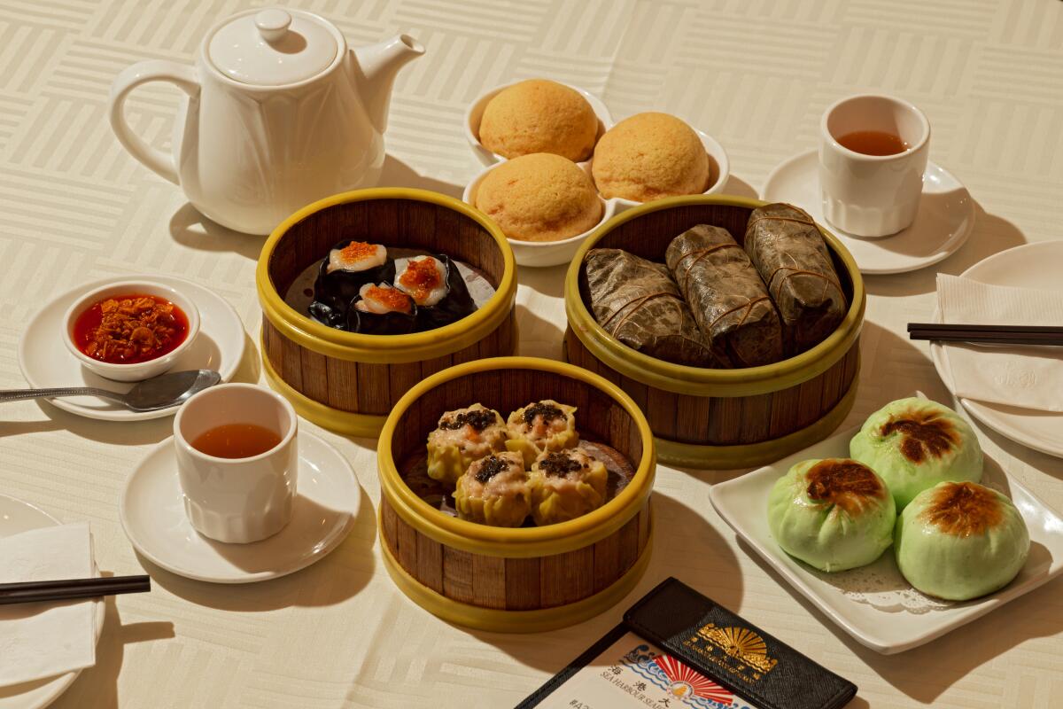 Dim Sum spread of specialties