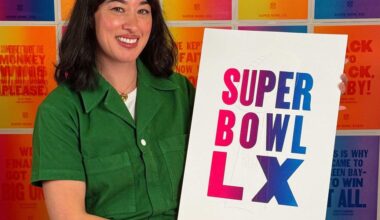 Bay Area artist Erin Fong has already won Super Bowl LX.