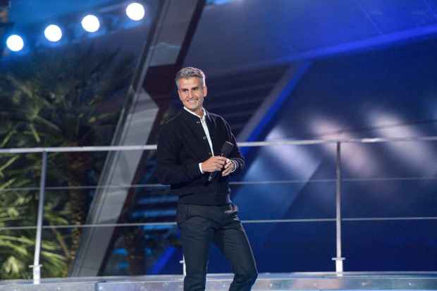 Josh D'Amaro, Chairman, Disney Parks, Experiences and Products during the opening ceremony for Avengers Campus inside Disney California Adventure in Anaheim, CA, on Wednesday, June 2, 2021. (Photo by Jeff Gritchen, Orange County Register/SCNG)