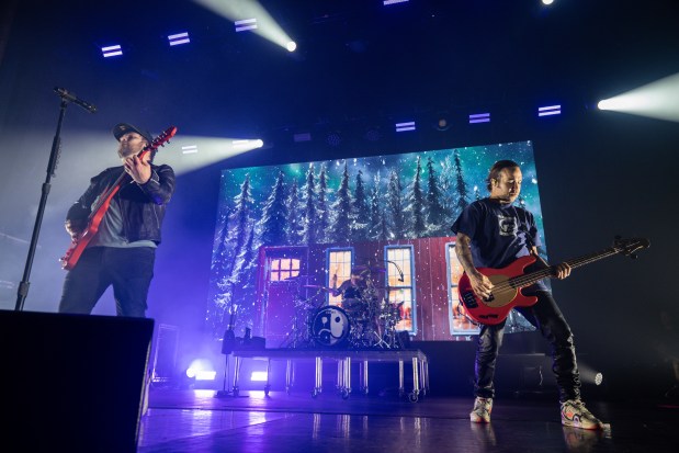 Fall Out Boy played Thursday night to a packed house at the Regency Ballroom.