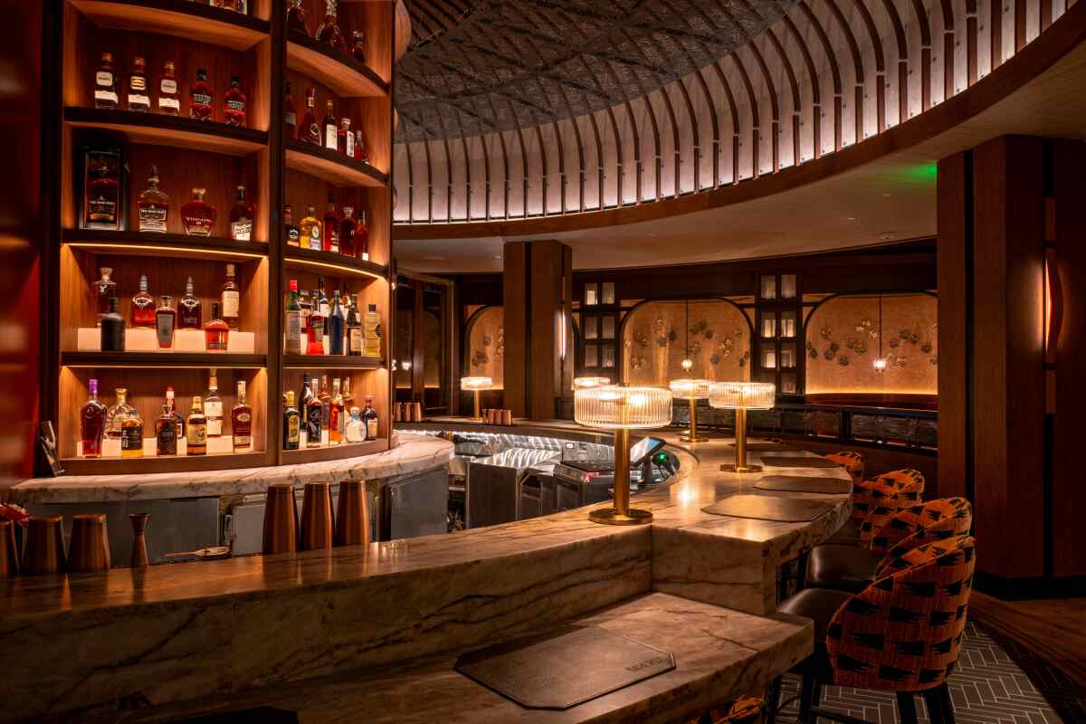 The bar at Napa Rose at Disney's Grand Californian Hotel & Spa in Anaheim.