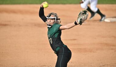 SOFTBALL STAYS HOT WITH 5-2 WIN OVER CAL POLY